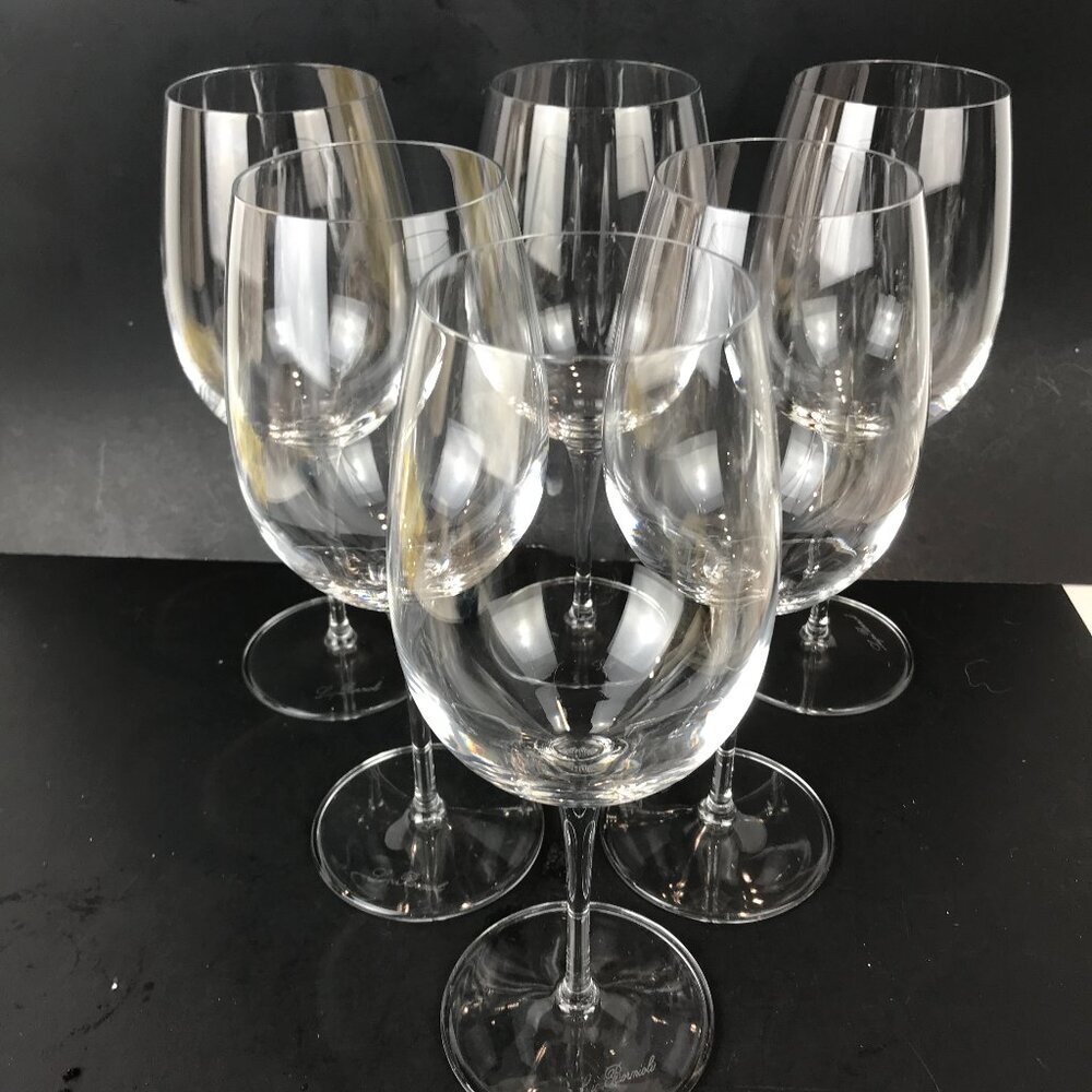 Luigi Bormioli 9.5" Crystal Wine Glasses, set of 6